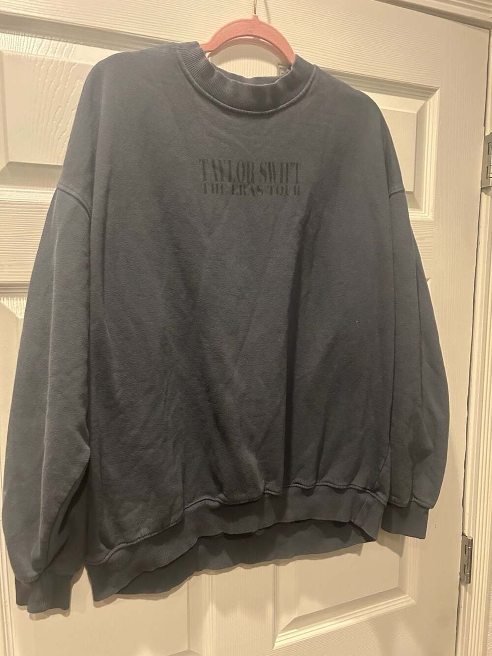 Taylor Swift The Eras Tour Official Blue Crewneck Sweatshirt - Picture 3 of 7